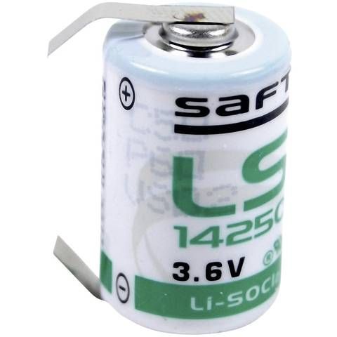 Baterie Saft LS14250 1/2AA Lithium s vývody typ U Saft - AEB