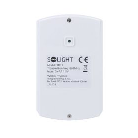 Solight GSM Alarm, pohybový senzor, dálk. ovl., bílý