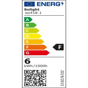 Solight LED žárovka, miniglobe, 6W, E27, 4000K, 510lm