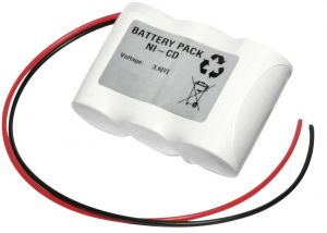 Baterie do nouzového osvětlení 3,6V SC AEB kabel V1S