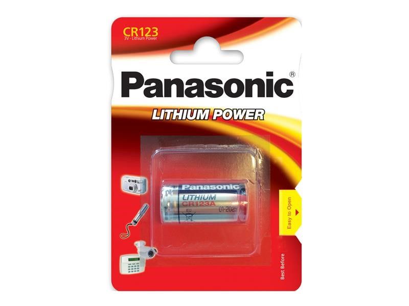 Baterie CR123A Panasonic lithium, 3V (CR17345)