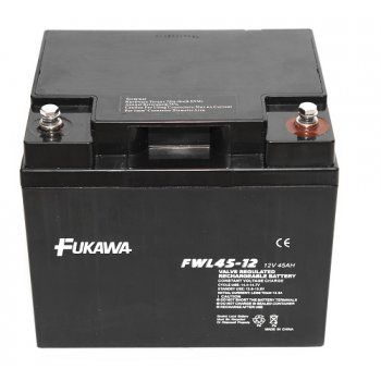 Olověný akumulátor Fukawa 12V 45Ah závit M6