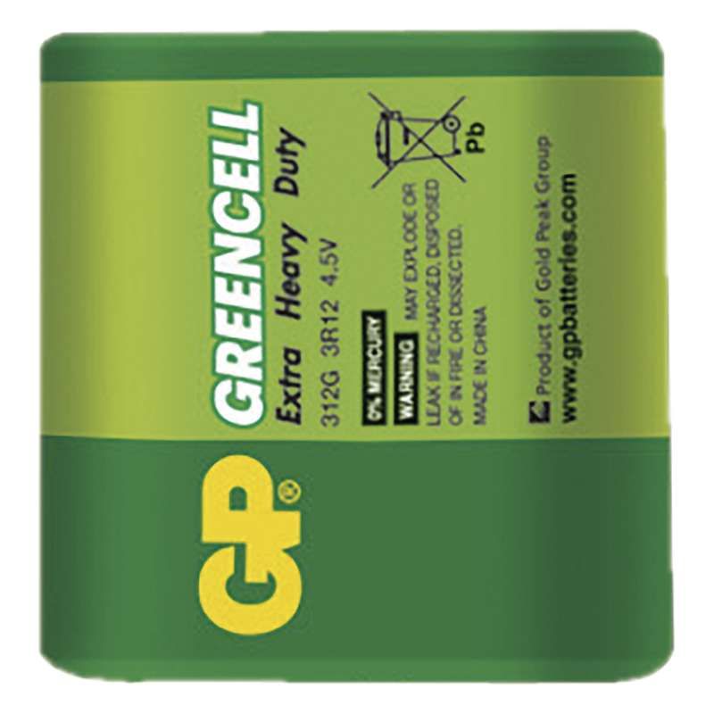 Zinkochloridová baterie GP Greencell 3R12 (4,5V)