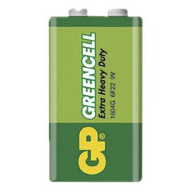 Zinkochloridová baterie GP Greencell 6F22 (9V)