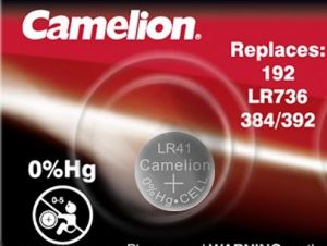 Baterie Camelion AG3, LR41 alkalická
