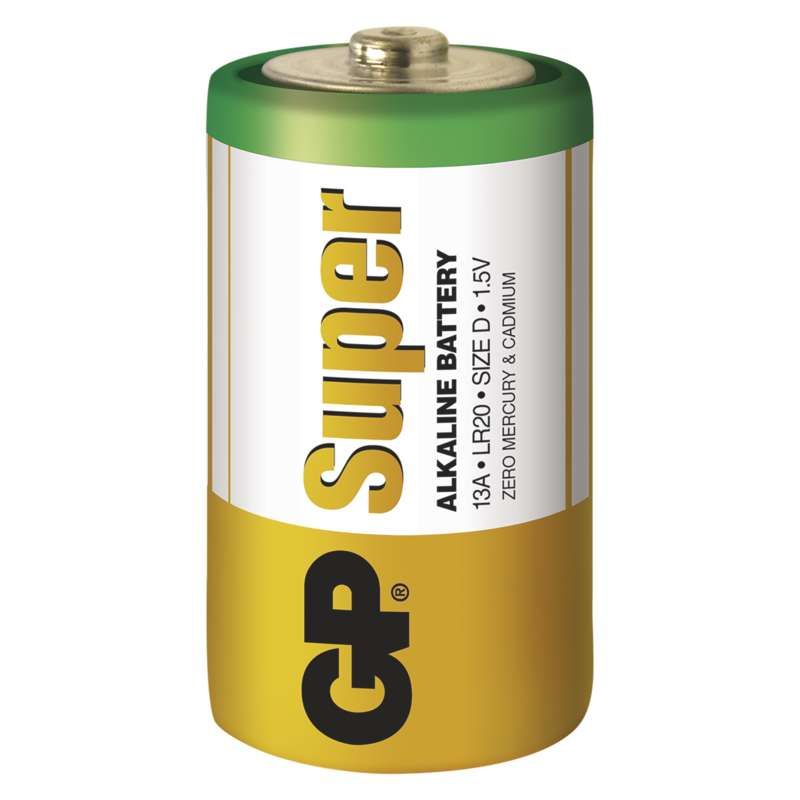 Alkalická baterie GP Super LR20 (D)