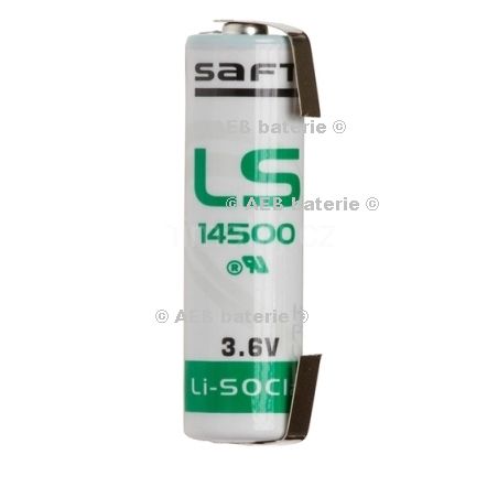 Baterie Saft LS14500 AA s vývody typ U