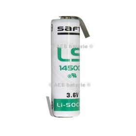 Baterie Saft LS14500 AA s vývody typ Z