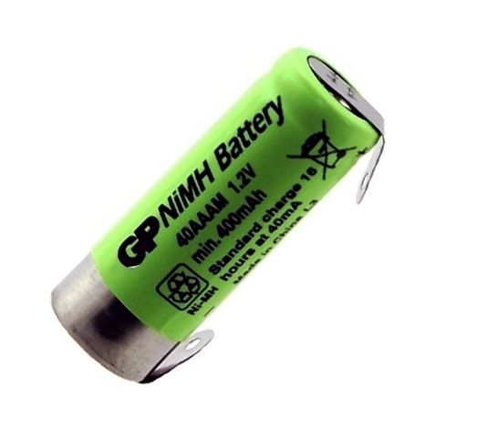 Baterie GP 40 AAAM 2/3 AAA 1,2V 400mAh, Ni-MH s vývody U