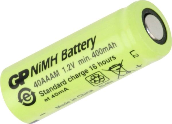 Baterie GP 40 AAAM 2/3 AAA 1,2V 400mAh, Ni-MH