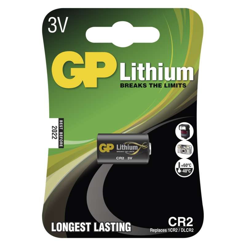 Baterie GP CR2, Lithium, fotobaterie, 3V