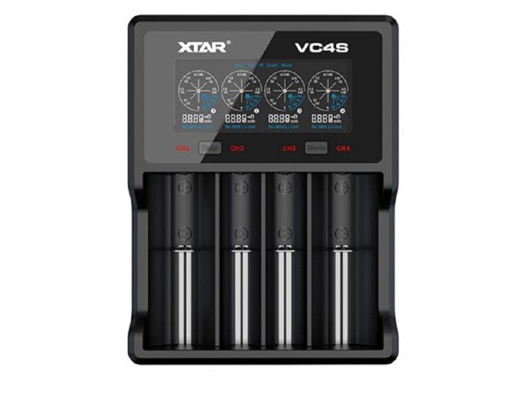 Nabíječka Xtar VC4S LCD USB pro 1 - 4 Li-Ion/Mn/Ni-MH