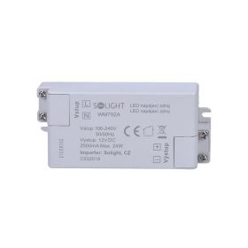 Solight LED napájecí zdroj, 230V - 12V, 2A, 24W, IP20