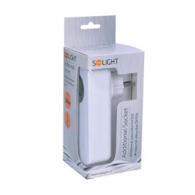 Solight přídavná zásuvka pro GSM zásuvku