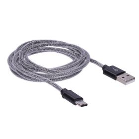 Solight USB-C kabel, USB 2.0 A konektor - USB-C 3.1 konektor, blistr, 2m