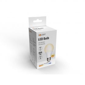 Solight LED žárovka, klasický tvar, 10W, E27, 3000K, 270°, 850lm